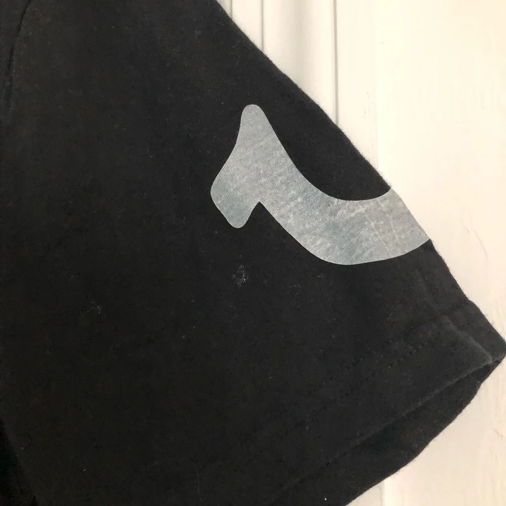 True Religon Black Logo Tee